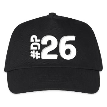 DP26-KARTON - Kinder Basecap - Schwarz - Vorne