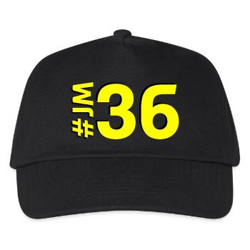 JM36-KARTON - Kinder Basecap - Schwarz - Vorne