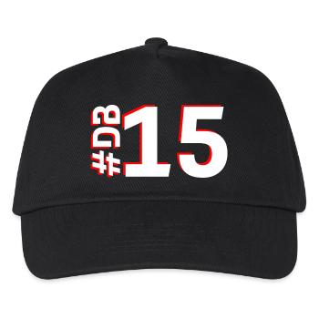 DB15-KARTON - Kinder Basecap - Schwarz - Vorne