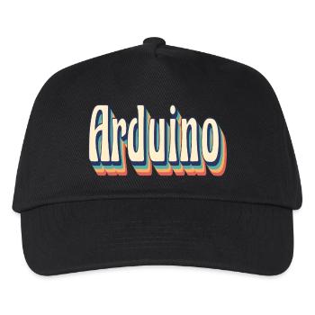 Arduino t-shirt retro vintage t-shirt - Kids’ Baseball Cap - black - Front