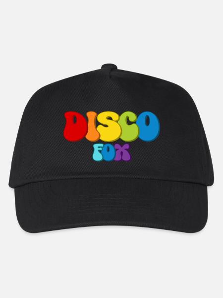 Disco Fox - Kinder Basecap - Schwarz