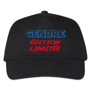 Limitierte Auflage GENDRE - Kinder Basecap - Schwarz - Vorne