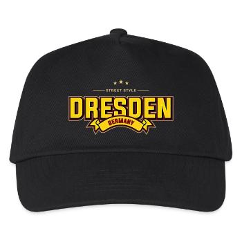 Dresde - Casquette de baseball Enfant - noir - Devant