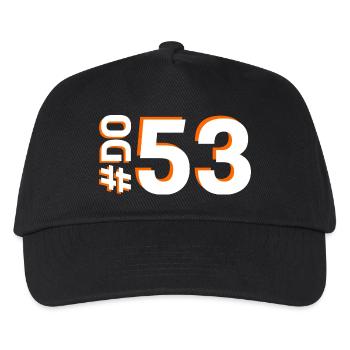 DO53 - Kinder Basecap - Schwarz - Vorne