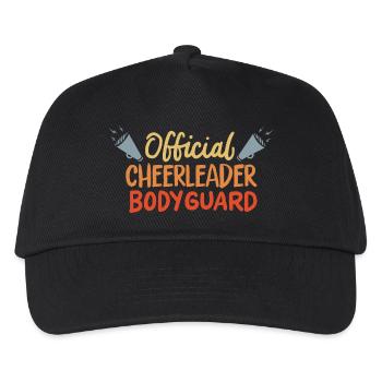 Offizieller Cheerleader Bodyguard - Kinder Basecap - Schwarz - Vorne
