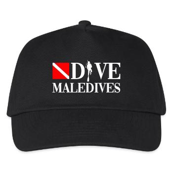 Dive - Maldives - Diver - Diver - Diving Scuba - Kids’ Baseball Cap - black - Front