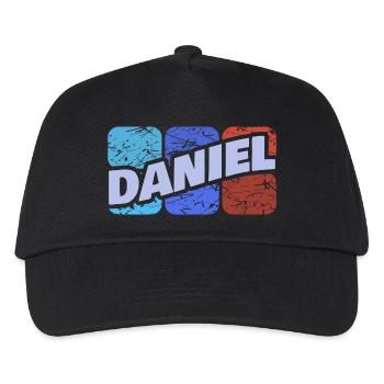 Daniel as Daniel - Kids’ Baseball Cap - black - Front