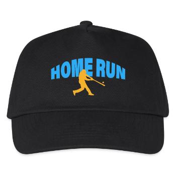 HOME RUN - Kinder Basecap - Schwarz - Vorne