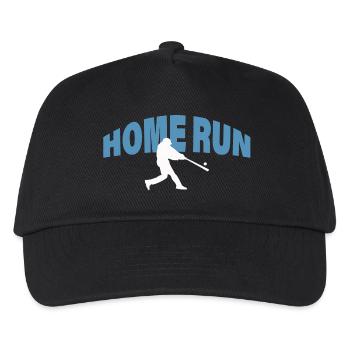 HOME RUN - Kinder Basecap - Schwarz - Vorne