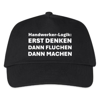 Craftsman Logic - Kids’ Baseball Cap - black - Front