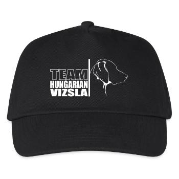 TEAM Hungarian Vizsla Dog Dog Wilsigns - Kids’ Baseball Cap - black - Front