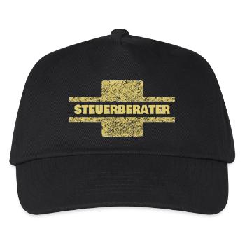 Beruf Steuerberater - Kinder Basecap - Schwarz - Vorne