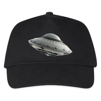 Ufo Alien science fiction - Kinder Basecap - Schwarz - Vorne