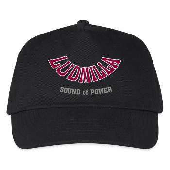 Lettrage Ludmilla Son de puissance - Casquette de baseball Enfant - noir - Devant