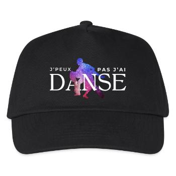 I Can't I Danced - Humor Geschenkidee - Kinder Basecap - Schwarz - Vorne