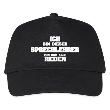 Gift for Speech Teacher - Kids’ Baseball Cap - black - Front