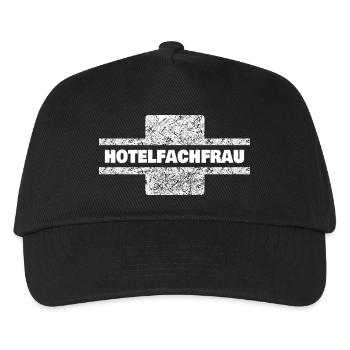 Beruf Hotelfachfrau - Kinder Basecap - Schwarz - Vorne