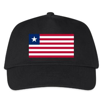 Liberia - Kids’ Baseball Cap - black - Front