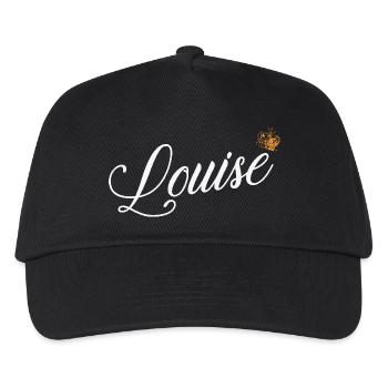 Louise Name für Frauen Kinder Kleinkinder - Louise - Kinder Basecap - Schwarz - Vorne