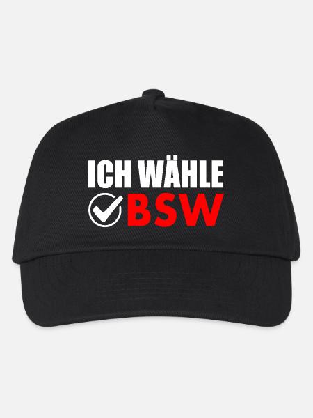 ich wähle bsw - Kinder Basecap - Schwarz