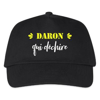 Daron Qui Déchire - Casquette de baseball Enfant - noir - Devant