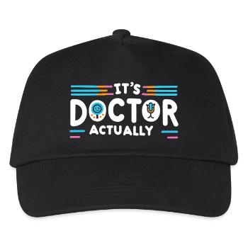 It's Doctor Actually 12 - Kinder Basecap - Schwarz - Vorne