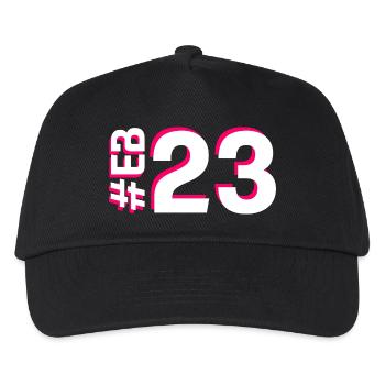 EB23 2025 - Kinder Basecap - Schwarz - Vorne