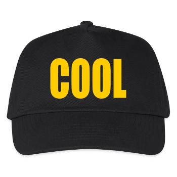 Cool - Kinder Basecap - Schwarz - Vorne