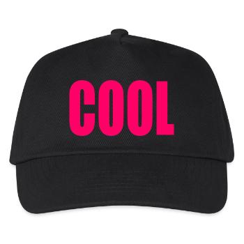 Cool - Kinder Basecap - Schwarz - Vorne