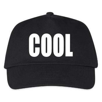 Cool - Kinder Basecap - Schwarz - Vorne