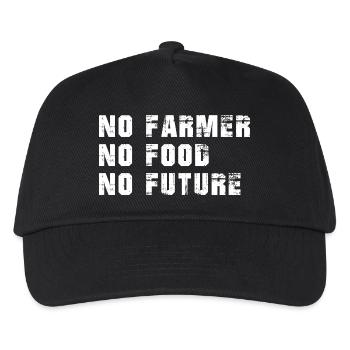 Farmer Retro Country Life Farmer Gift Saying - Kids’ Baseball Cap - black - Front