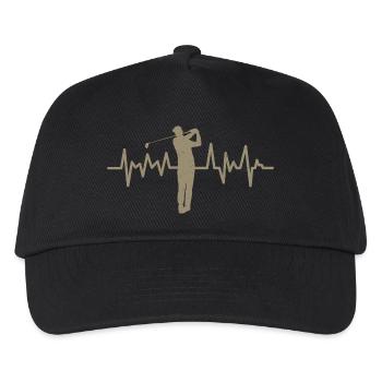 Golfer Golf Gift Golf Clubs Retro - Kids’ Baseball Cap - black - Front