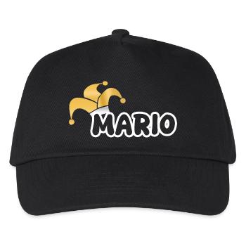 Carnival Mario - Kinder Basecap - Schwarz - Vorne