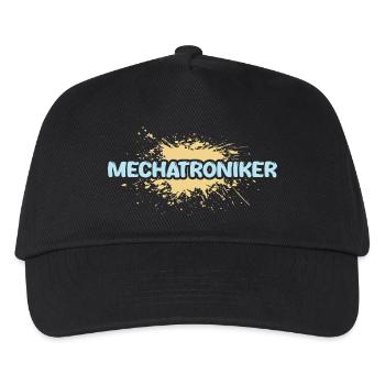 Job Mechatroniker - Kinder Basecap - Schwarz - Vorne