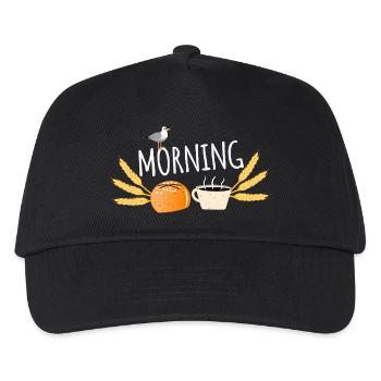 Good morning - Kids’ Baseball Cap - black - Front