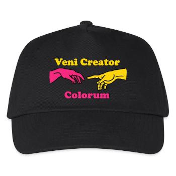 Veni Creator Colorum - Kinder Basecap - Schwarz - Vorne