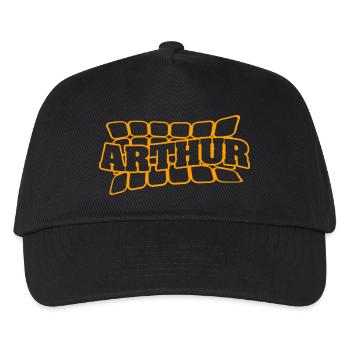 Name Arthur - Kids’ Baseball Cap - black - Front