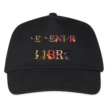 Se Sentir Libre - Casquette de baseball Enfant - noir - Devant