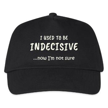 Indecisive Mode - Kids’ Baseball Cap - black - Front