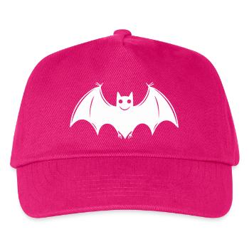 Bat - Kids’ Baseball Cap - fuchsia - Front