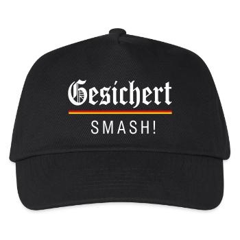 Secured SMASH! Germany - Kids’ Baseball Cap - black - Front
