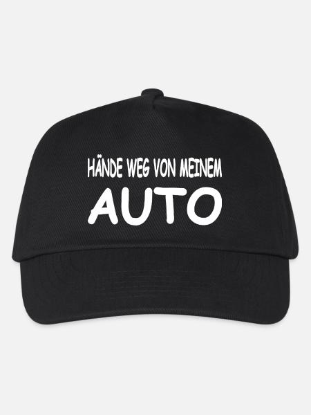 Auto - Kinder Basecap - Schwarz