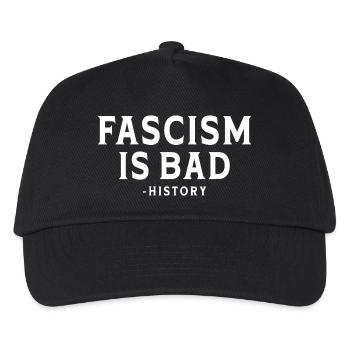 Antifa Fascism Is Bad Antifascist Statement - Kids’ Baseball Cap - black - Front