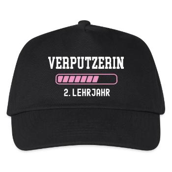 Plasterer Apprenticeship 2 Year Plasterer Apprenticeship - Kids’ Baseball Cap - black - Front