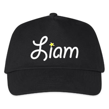 Liam - Casquette de baseball Enfant - noir - Devant