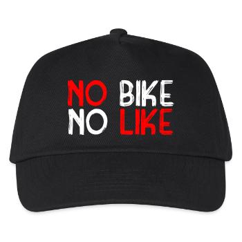 Biking - Kinder Basecap - Schwarz - Vorne