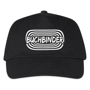 Work Bookbinder - Kids’ Baseball Cap - black - Front