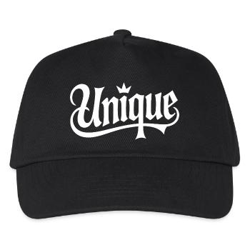Unique Einzigartig Unikat Selbstwert Einzig Artig - Kinder Basecap - Schwarz - Vorne