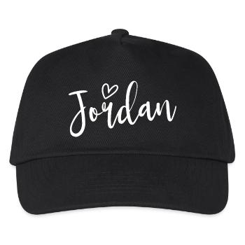 Jordan Heart Women's Love Jordan - Kids’ Baseball Cap - black - Front