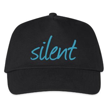 Silencieux - Casquette de baseball Enfant - noir - Devant